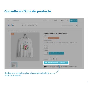 Alternative view of Query Module in Product Sheet